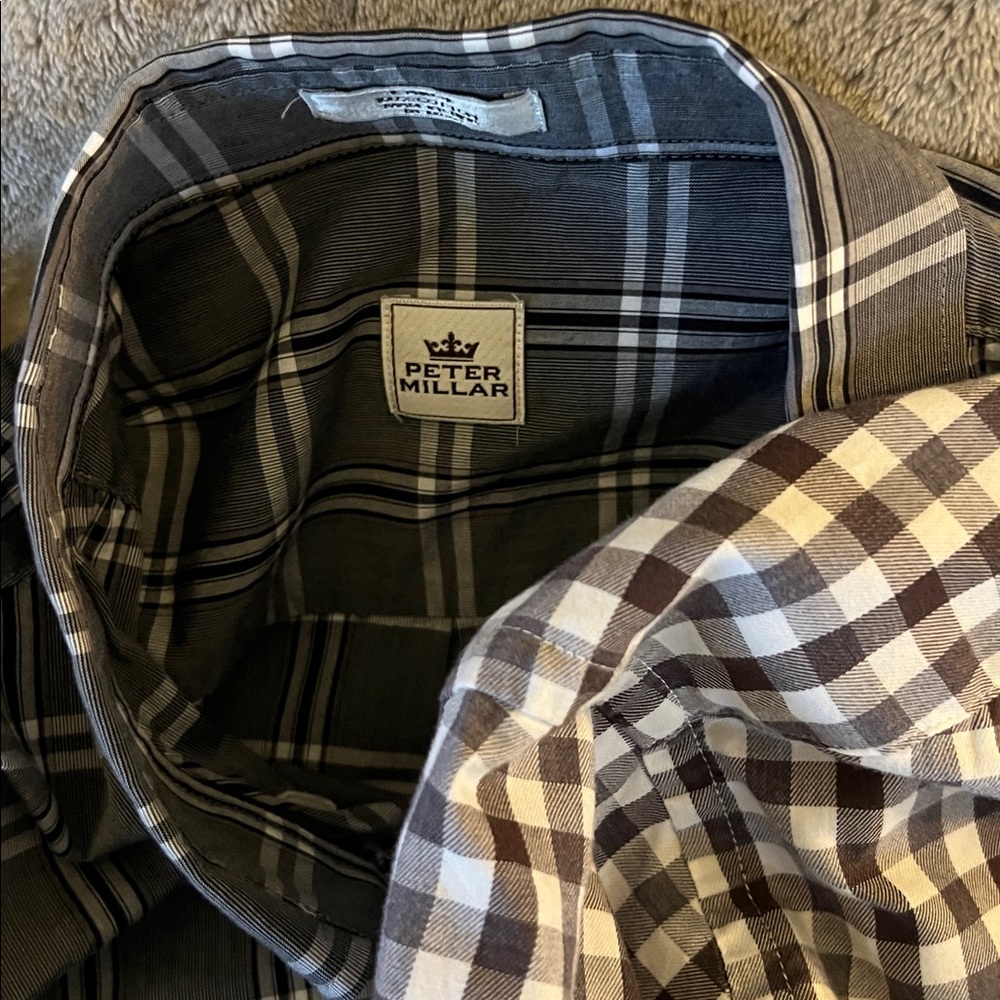 6 Peter Millar Button Down Shirts. Large - image 3